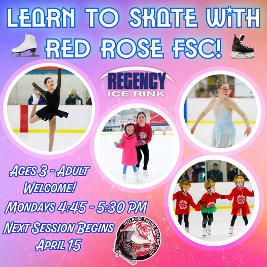 Learn-to-Skate Series Beginning April 15 At Regency Ice Rink
